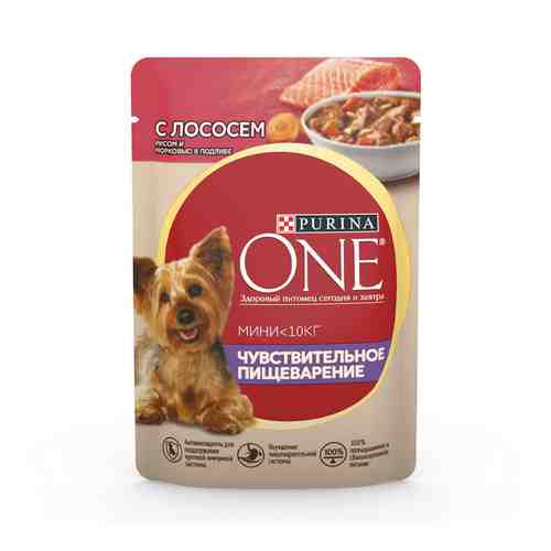 Корм для Собак Purina One Mini для Чувствительного Пищеварения Лосось… арт. 101110436