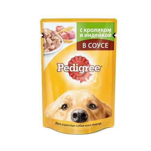 Корм для Взрослых Собак Pedigree Кролик-Индейка 85г арт. 7701366