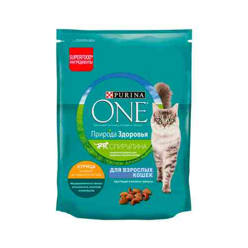 Корм Сухой Purina One для Кошек Курица 180г арт. 100851401