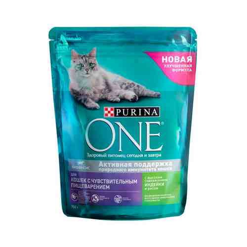 Корм Сухой Purina One для Кошек с Чувствительным Пищеварением… арт. 100851460