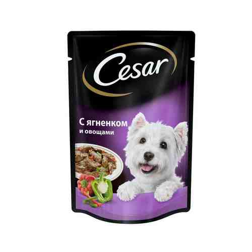 Корм Влажный для Собак Cesar Барашек с Овощами 85г арт. 100105766
