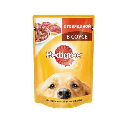 Корм Влажный для Собак Pedigree Говядина Соус 85г арт. 108995