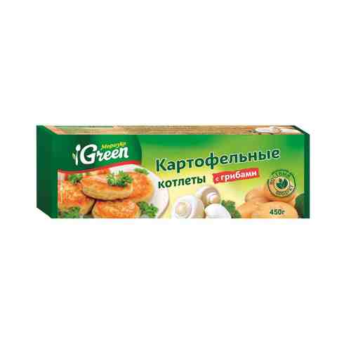 Котлеты Морозко Green Картофельные с Грибами 450г арт. 100853051