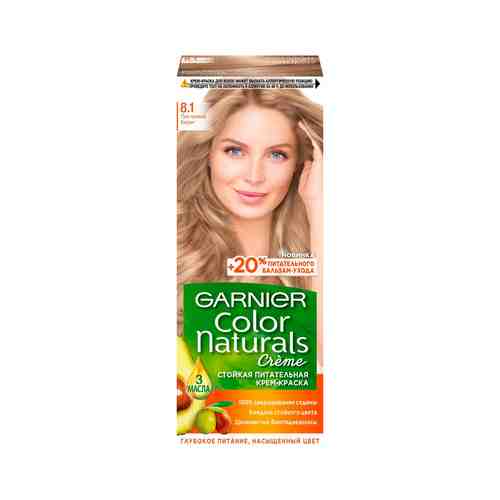 Краска для Волос Garnier Color Naturals 8.1 Песчаный Берег 150мл арт. 126150