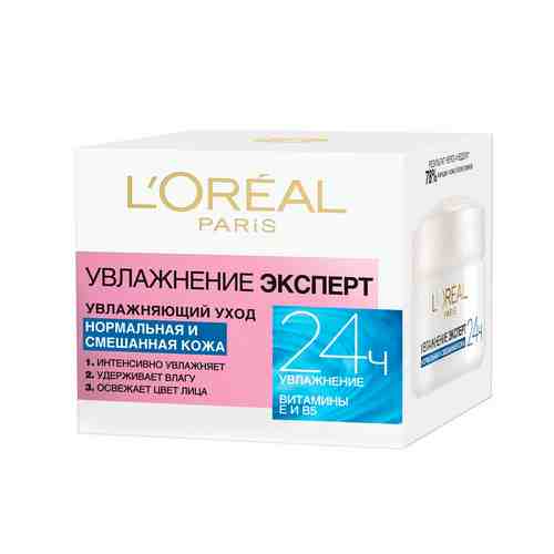 Крем для Лица Loreal Увлажнение для Нормальной и Смешанной Кожи 50мл арт. 100742781