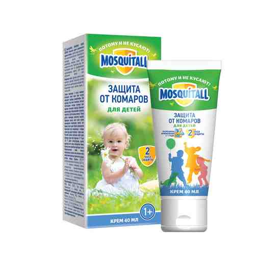 Крем Mosquitall гипоаллергенная защита от комаров 40 мл арт. 100632460
