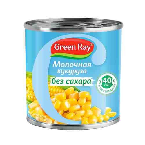 Кукуруза Green Ray Молочная без Сахара 425мл арт. 101172768