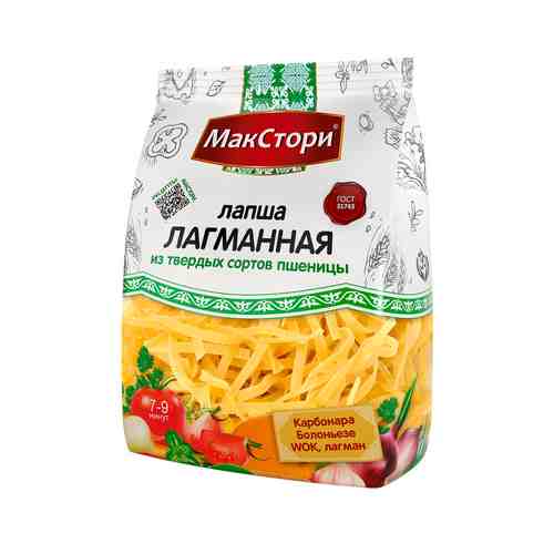 Лапша Лагманная Макстори 250г арт. 100853641