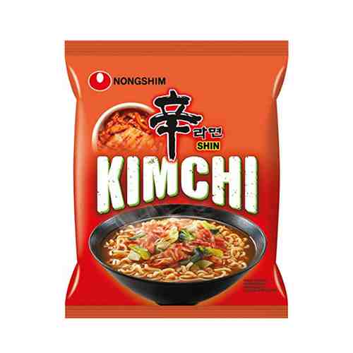 Лапша Nongshim Кимчи Рамен Пачка 120г арт. 101137639