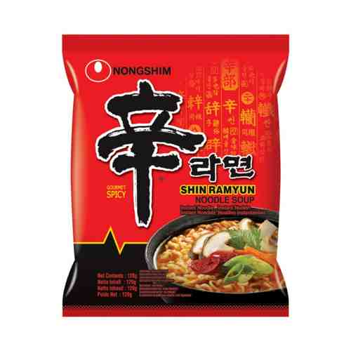 Лапша Nongshim Шин Рамен Пачка 120г арт. 101137621