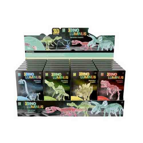 Люминисцентный Динозавр 1Toy 3D арт. 101177657