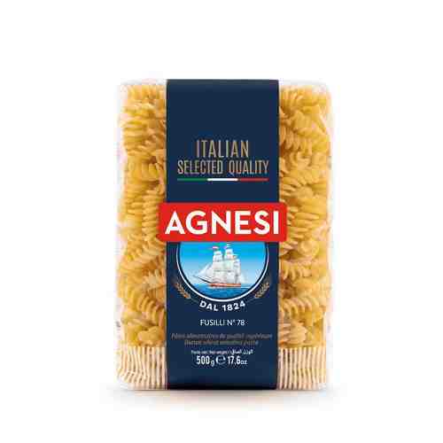 Макаронные Изделия Agnesi Fusilli №78 500г арт. 100861393