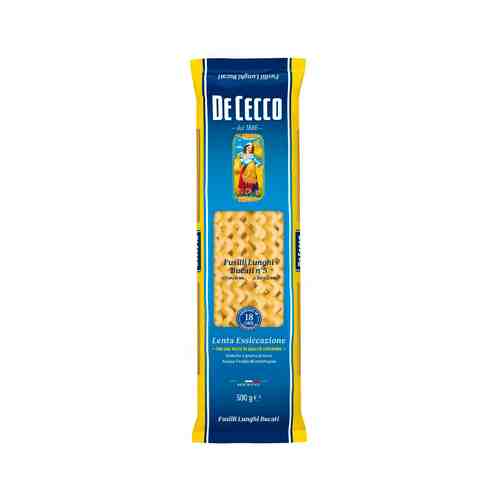 Макаронные Изделия De Cecco Фусилли Лунги Букати №5 250г арт. 101014831