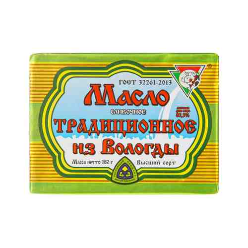 Масло из Вологды Традиционное 82,5% 180г арт. 15201534