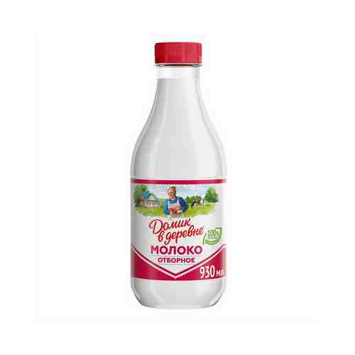 Молоко Домик в Деревне Отборное 3,7-4,5% 930г пэт арт. 159880