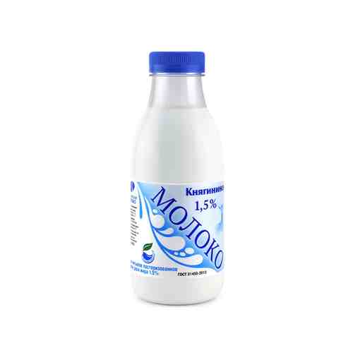 Молоко Княгинино 1,5% 430г пэт арт. 100189752