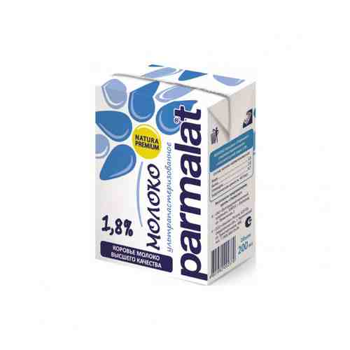 Молоко Parmalat Питьевое Ультрапастеризованное 1,8% 200мл арт. 100405128