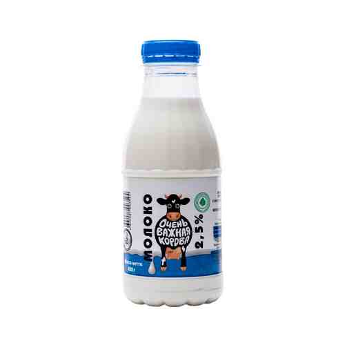 Молоко Пастеризованное Очень Важная Корова 2,5% 430г пэт арт. 101009012