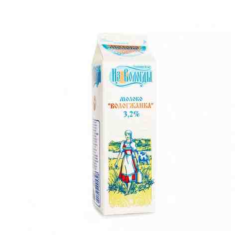 Молоко Вологжанка 3,2% 1л арт. 100464523