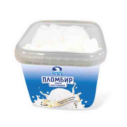 Мороженое Настоящий Пломбир 100% 500г Ведро арт. 100407721