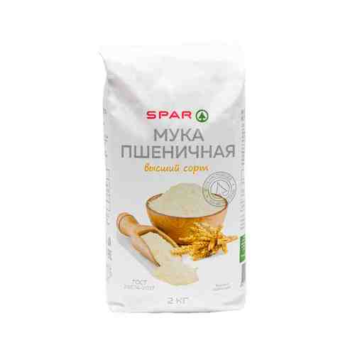 Мука Пшеничная SPAR Высший Сорт 2кг арт. 100860930