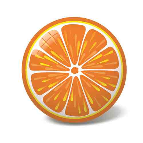 Мяч Апельсин 23см арт. 101204985