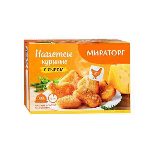 Наггетсы Куриные с Сыром Мираторг 300г арт. 178524