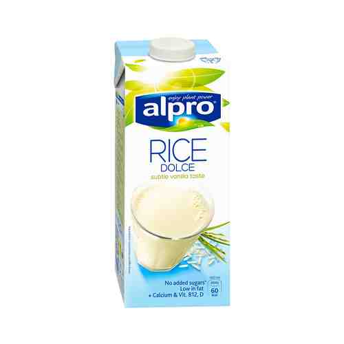 Напиток Alpro Nature Bio Рисовый Обогащенный Кальцием и Витаминами 1л арт. 100164504