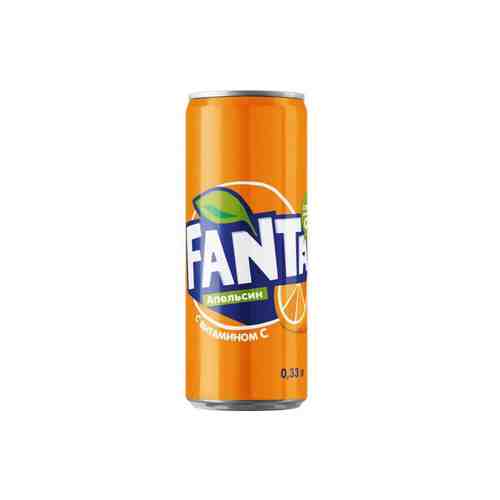 Напиток Fanta Апельсин Газированный 0,33л ж/б арт. 100589