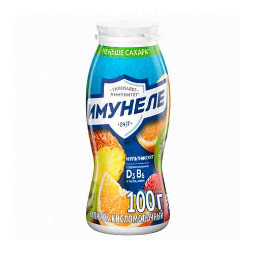 Напиток Кисломолочный Имунеле Мультифрукт 1,2% 100г арт. 104686