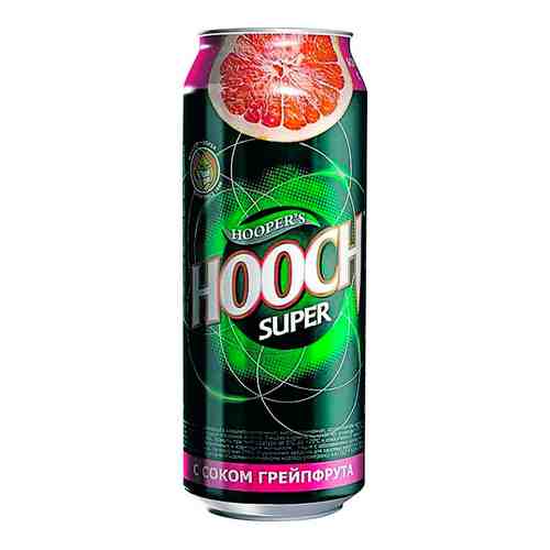 Напиток Слабоалкогольный Хуууч Супер Грейпфрут 7,2% 0,5л арт. 100365040