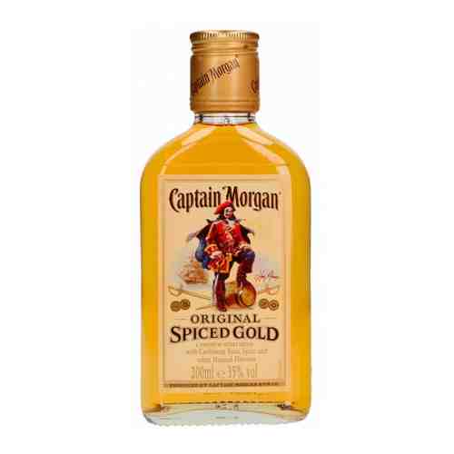 Напиток Спиртной Капитан Морган Пряный Золотой 35% 0,2л арт. 100607264