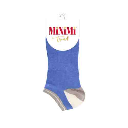 Носки Mini Trend Двухцветная Пятка Blu р.35-38 арт. 101150761