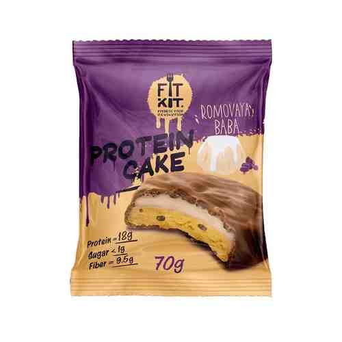 Печеньe Fit Kit Protein Cake Ромовая Баба 70г арт. 101201910