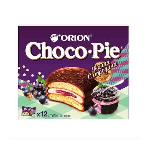 Печенье Orion Choсo Pie Черная Смородина 360г арт. 100988010