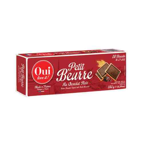Печенье Oui Love It с Темным Шоколадом 150г арт. 101197640