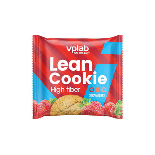 Печенье Vplab Lean Cookie Клубника 40г арт. 101026744