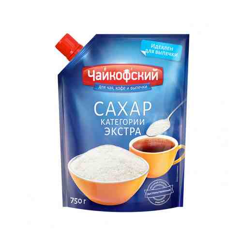 Песок Сахарный Чайкофский 750г Дой Пак арт. 100769618