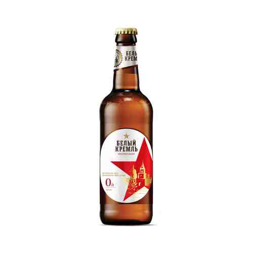 Пиво Белый Кремль Безалкогольное 0,5л Стекло арт. 101025506