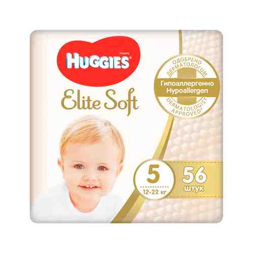 Подгузники Huggies Elite Soft №5 12-22кг 56шт арт. 100832808