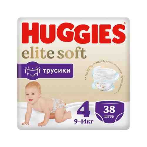 Подгузники-Трусики Huggies Elite Soft 9-14кг 38шт арт. 101208089