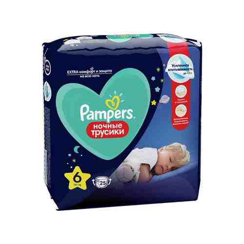 Подгузники-Трусики Pampers Eхtraот Ночные 15кг 25шт арт. 101102153