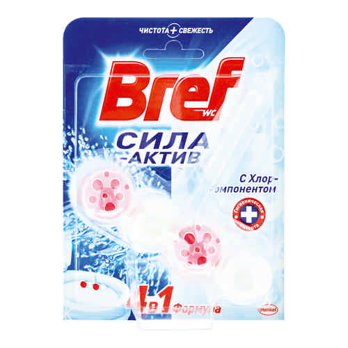 Подвеска на Унитаз Bref Color Aktiv Хлор 2*50г арт. 100797969