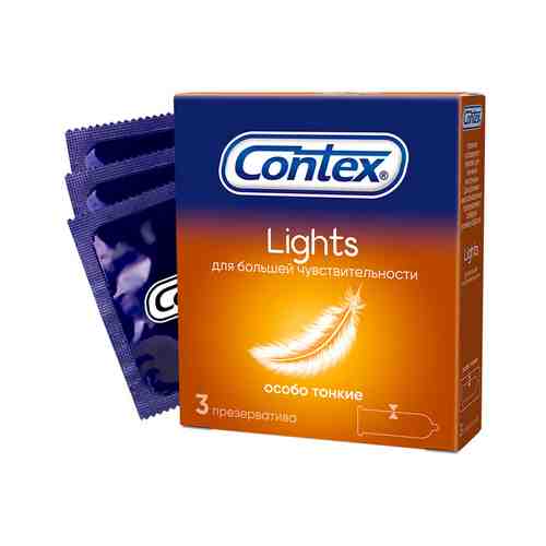 Презервативы Contex Lights 3шт арт. 1705160