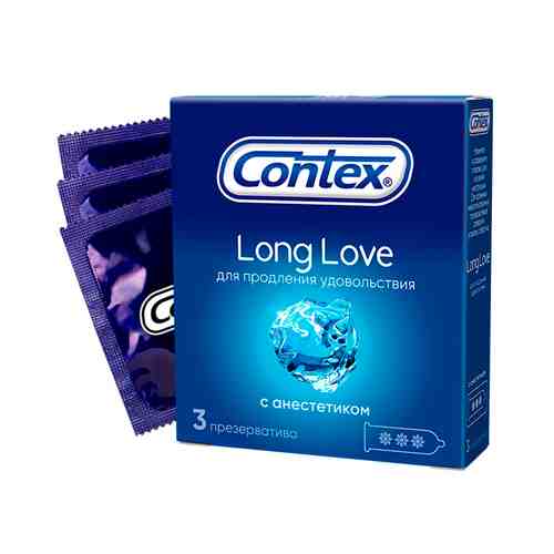 Презервативы Contex Long Love №3 арт. 111357