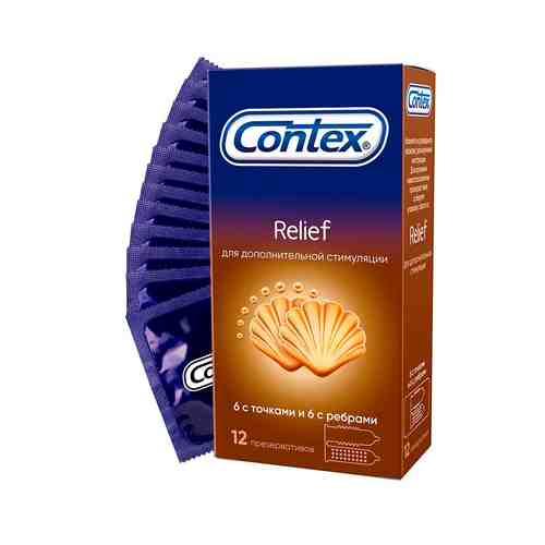 Презервативы Contex Relief №12 арт. 108305