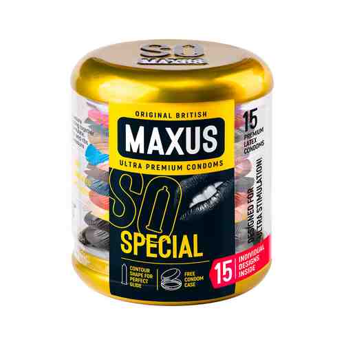 Презервативы Точечно-Ребристые Maxus Special №15 арт. 101054972