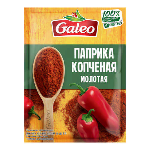 Приправа Galeo Копченая Молотая 15г арт. 101000114