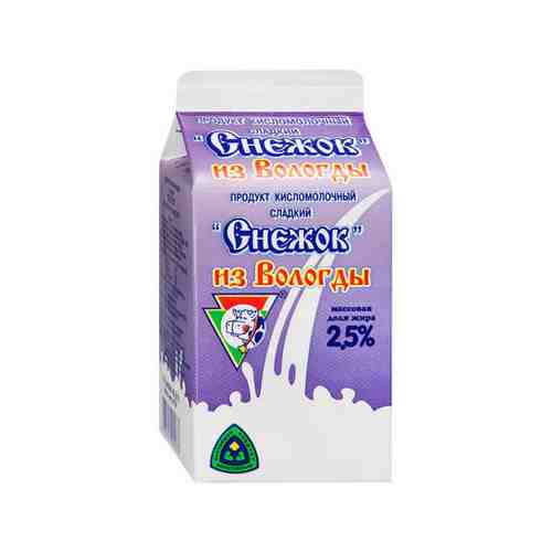 Продукт Кисломолочный Сладкий Снежок 2,5% 470г арт. 101154421