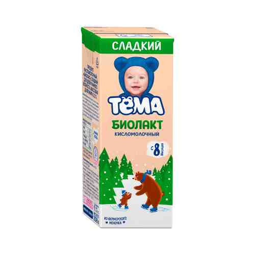 Продукт Кисломолочный Тема Биолакт Сладкий 3,2% 208г арт. 100180758